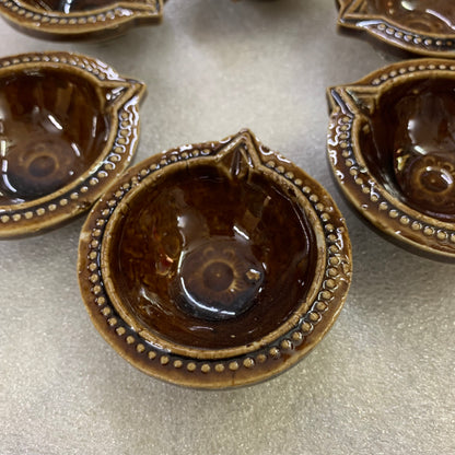 Ceramic Agal Vilakku - Diya - CA9