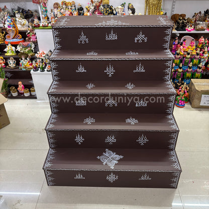 Dismantable 5 step Golu Padi | 30 inches Width - DGP24
