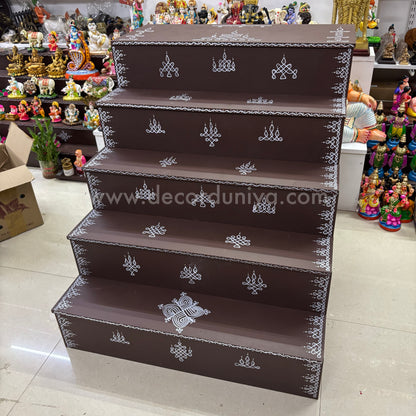 Dismantable 5 step Golu Padi | 30 inches Width - DGP24