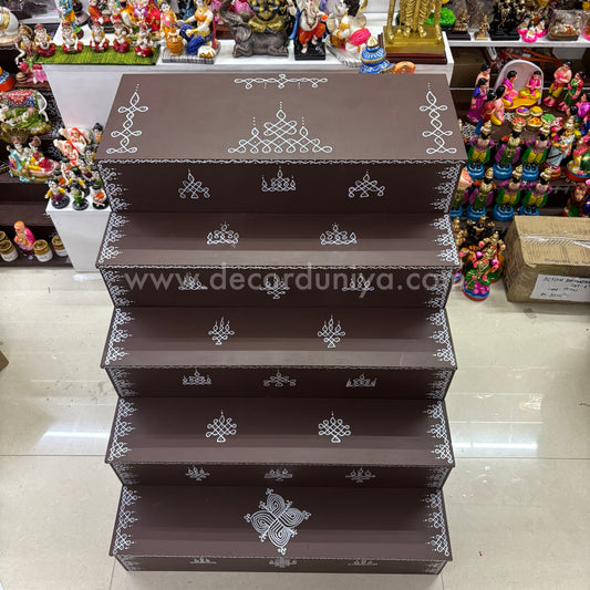 Dismantable 5 step Golu Padi | 30 inches Width - DGP24