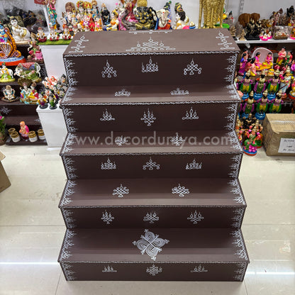 Dismantable 5 step Golu Padi | 30 inches Width - DGP24