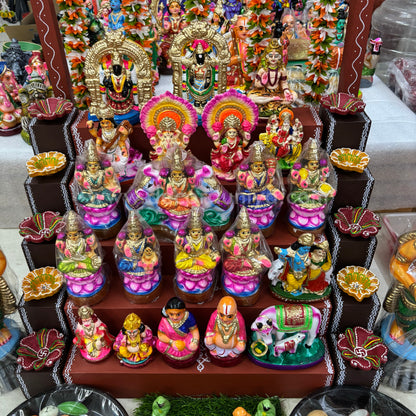 5 Step Clay Dolls Golu - Entire Set - CG108