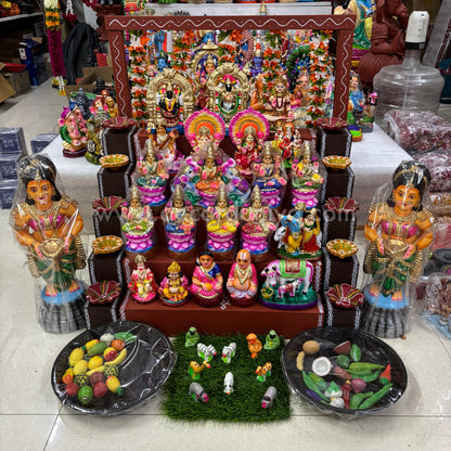 5 Step Clay Dolls Golu - Entire Set - CG108