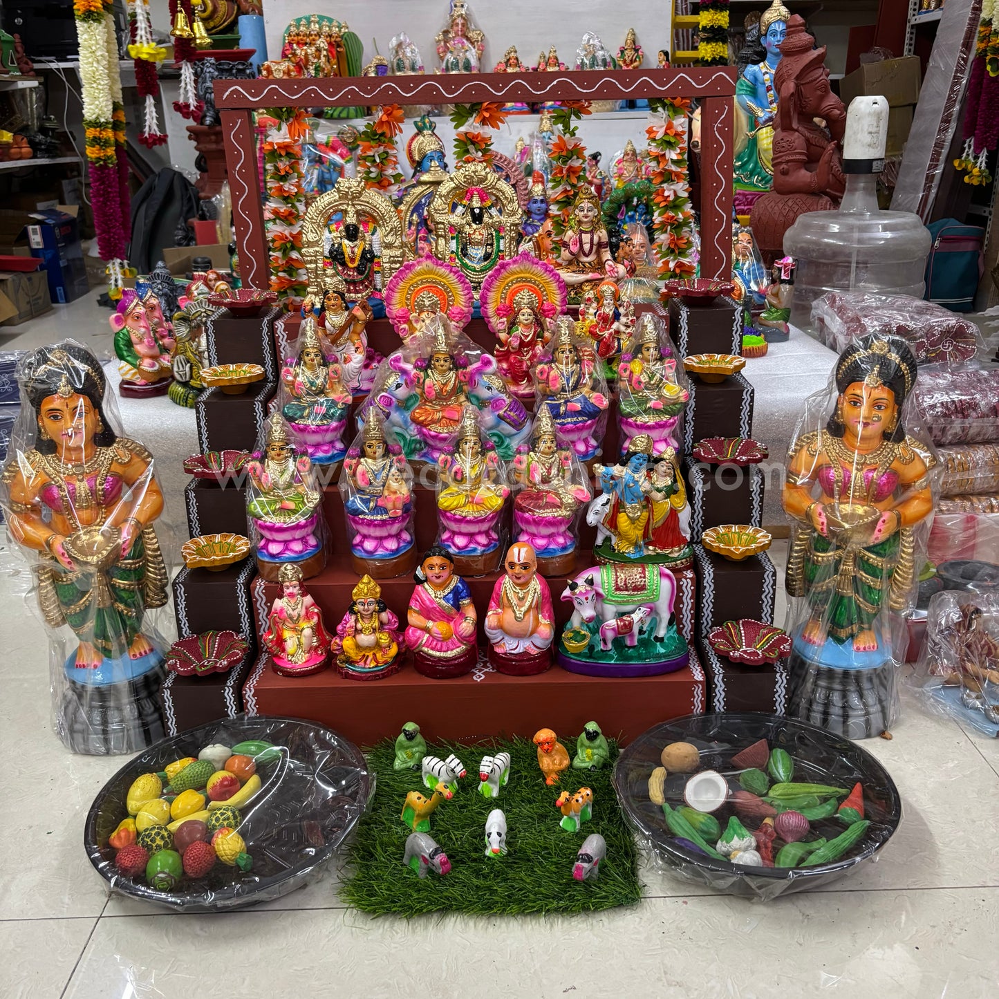 5 Step Clay Dolls Golu - Entire Set - CG108