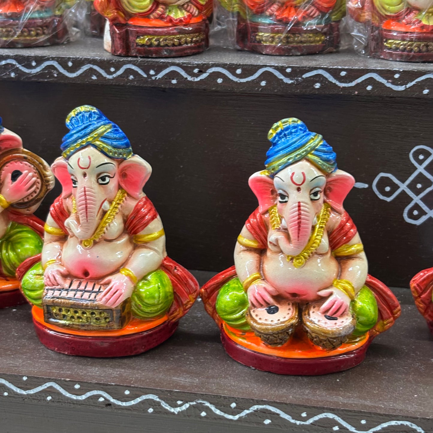 Musical Ganesha Set | 6 Pcs Set - CI201-PR