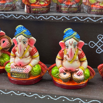 Musical Ganesha Set | 6 Pcs Set - CI201-PR