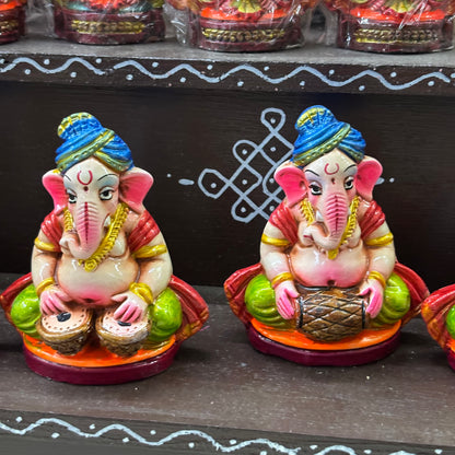 Musical Ganesha Set | 6 Pcs Set - CI201-PR