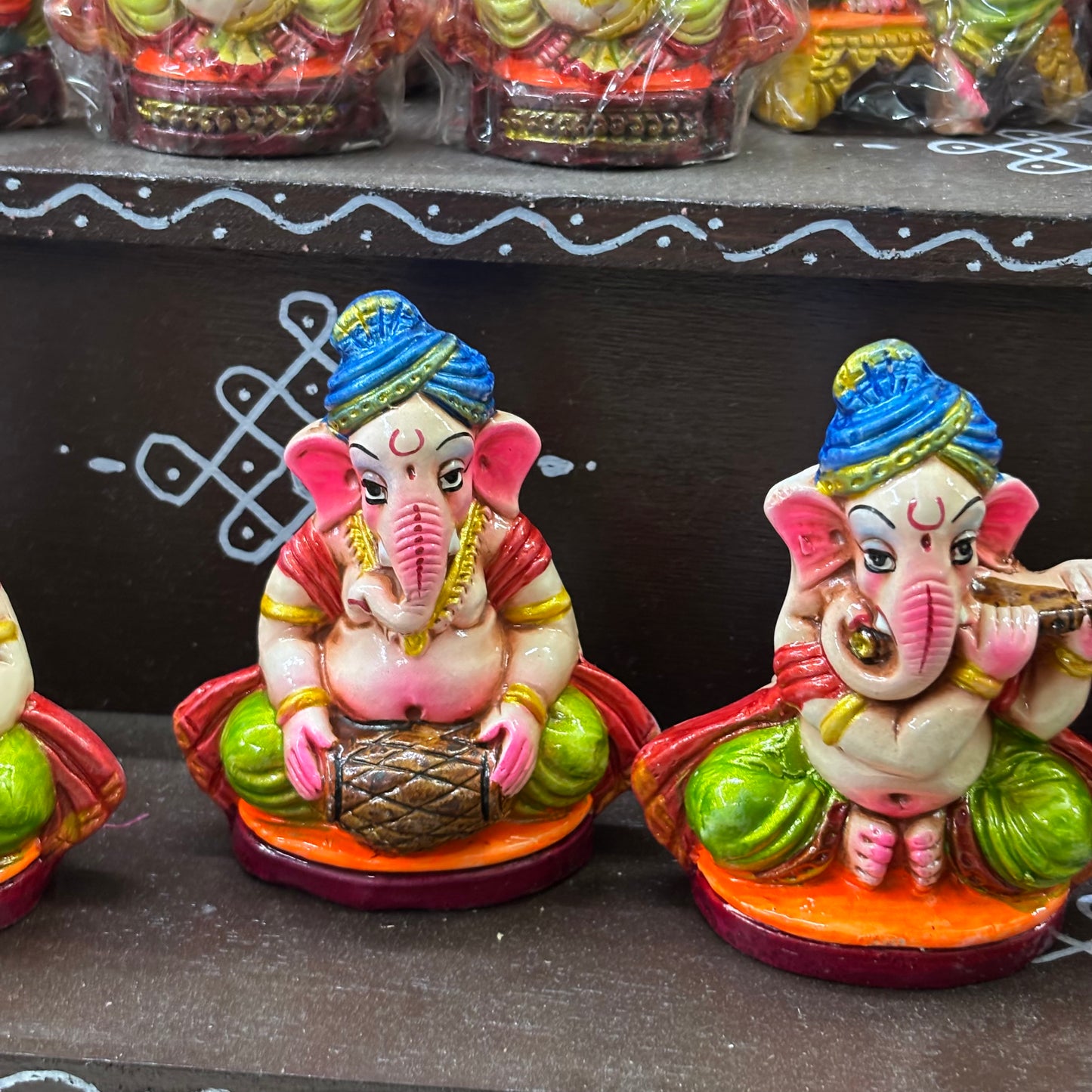 Musical Ganesha Set | 6 Pcs Set - CI201-PR