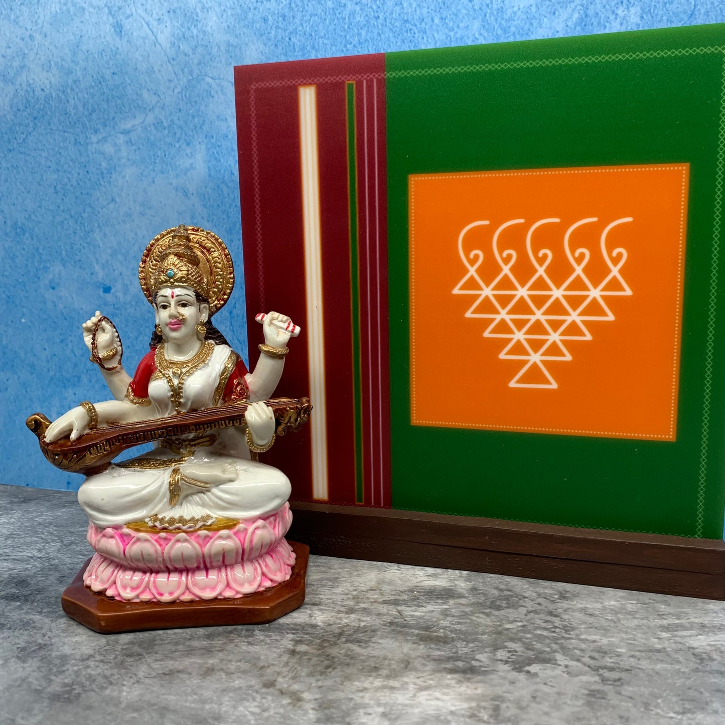 Saraswathi & Kolam Stand - SK3