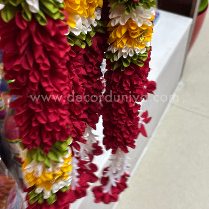 Fabric Flower Thoranam - PFT06 - Pack of 2 pcs