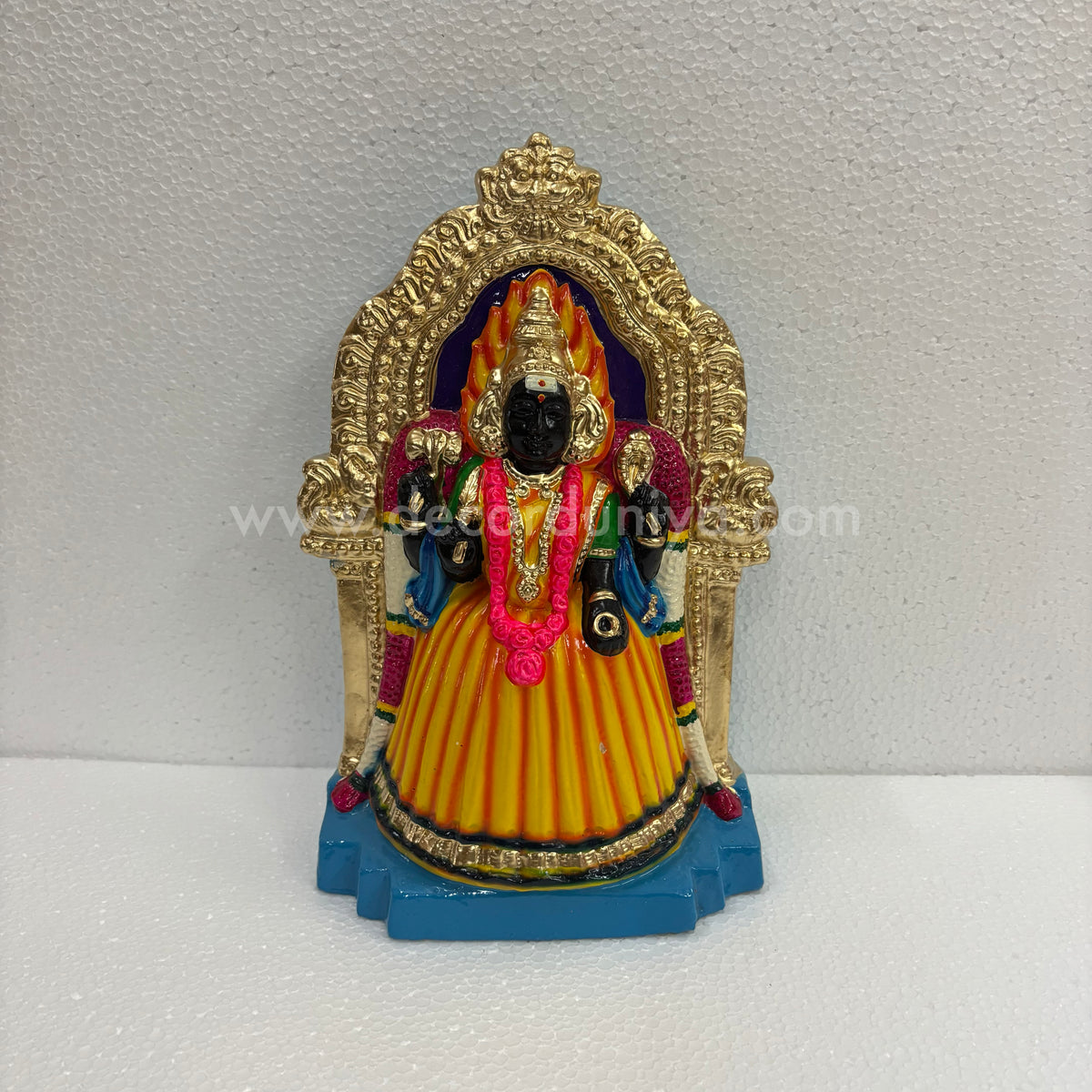 Punnainallur Mariamman Clay Golu Doll | Traditional Navaratri Golu Bommai & Pooja Décor – TKS07
