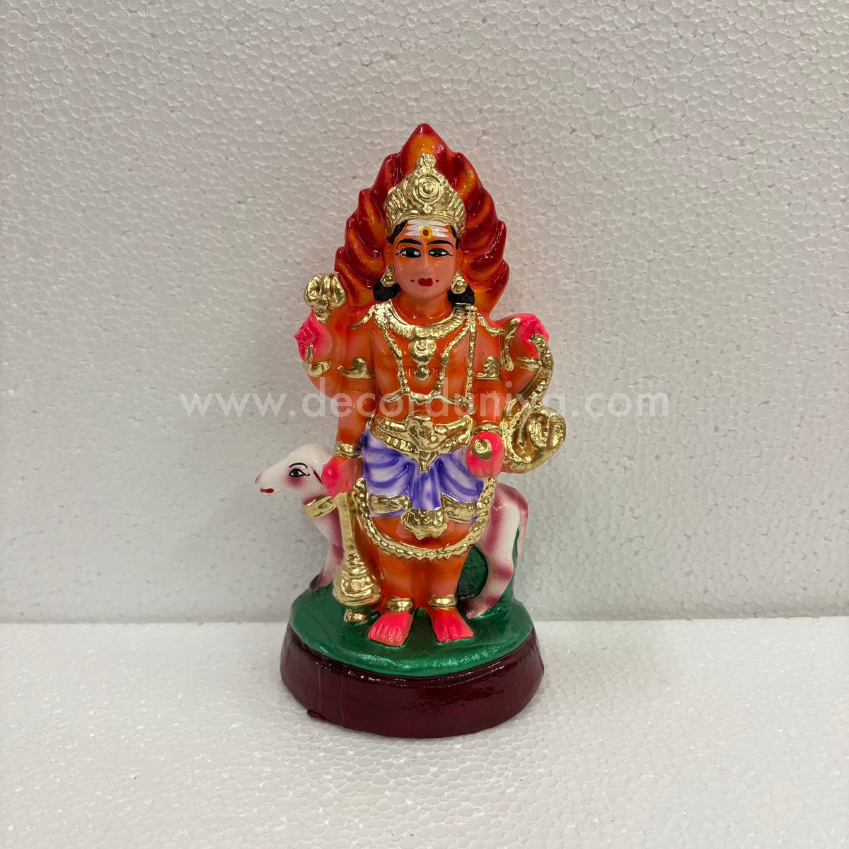 Lord Bhairavar Clay Golu Doll | Traditional Navaratri Golu Bommai & Pooja Décor – TKS06