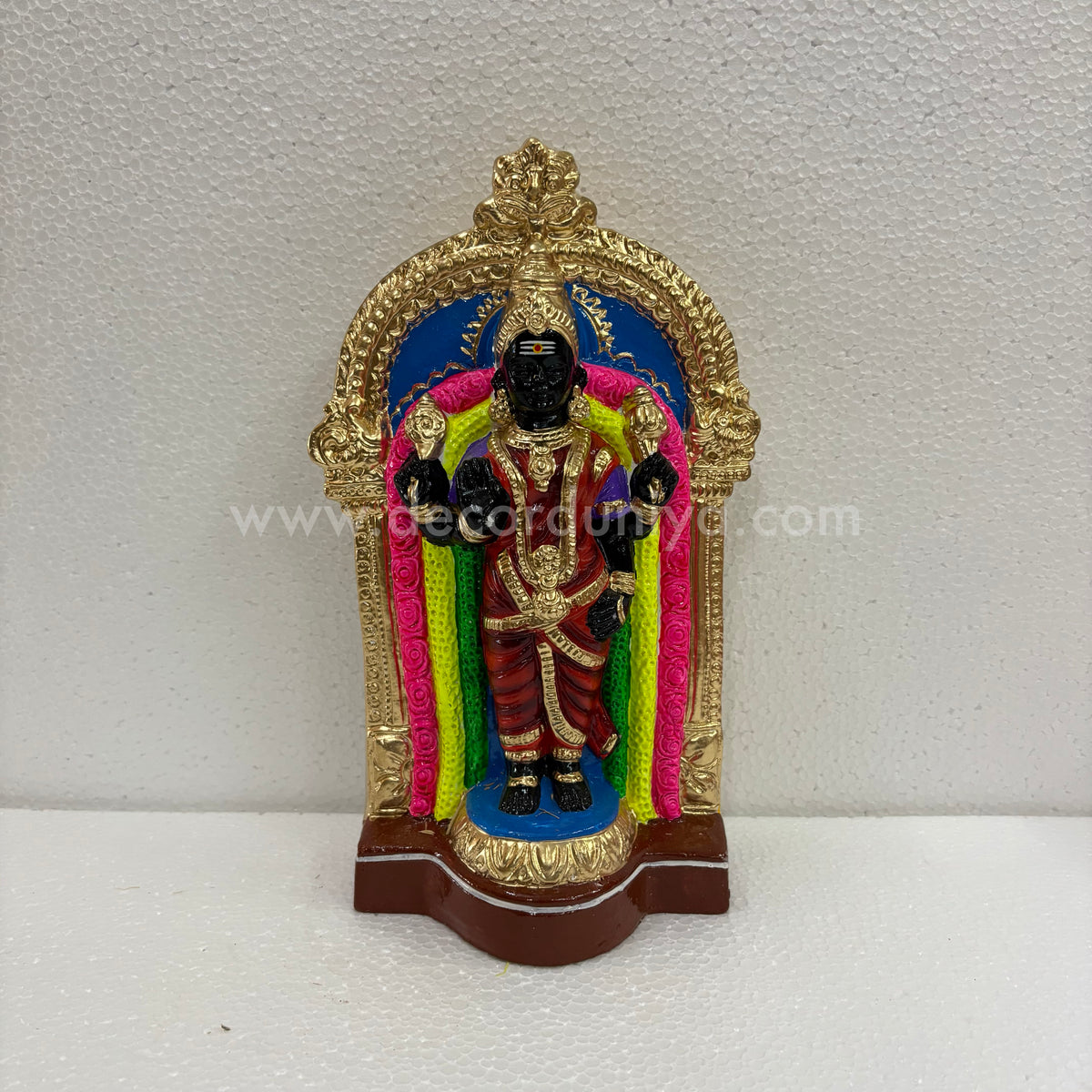 Goddess Garbarakshambigai Amman Clay Golu Doll | Navaratri Golu Bommai & Pooja Décor – TKS37