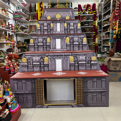 Dismantable 5 step Golu Padi | Temple Gopuram Golu Padi | 48 inches Width - DGP27