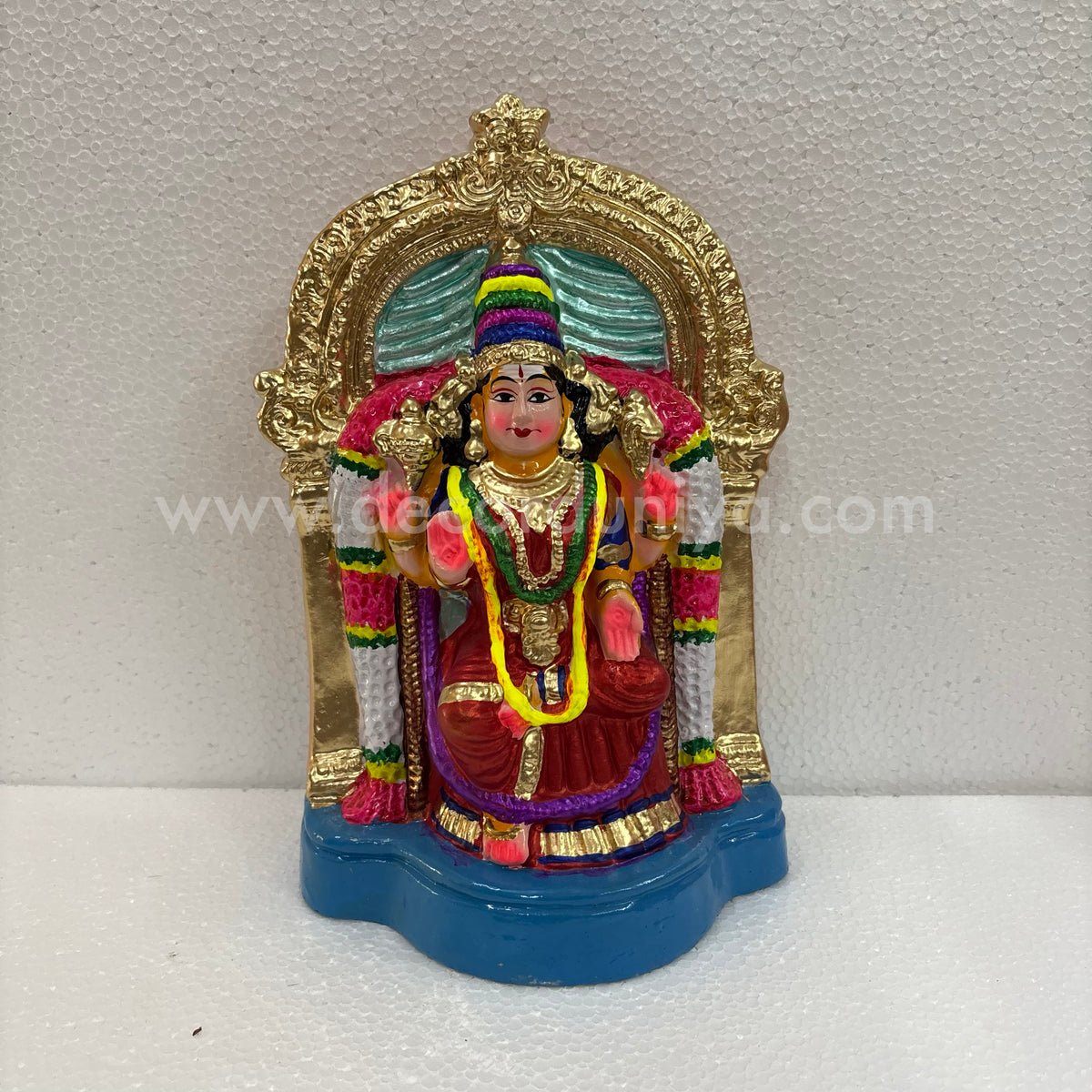 Valayal Amman Clay Golu Doll | Traditional Navaratri Decor Duniya Golu Bommai & Pooja Décor – TKS03