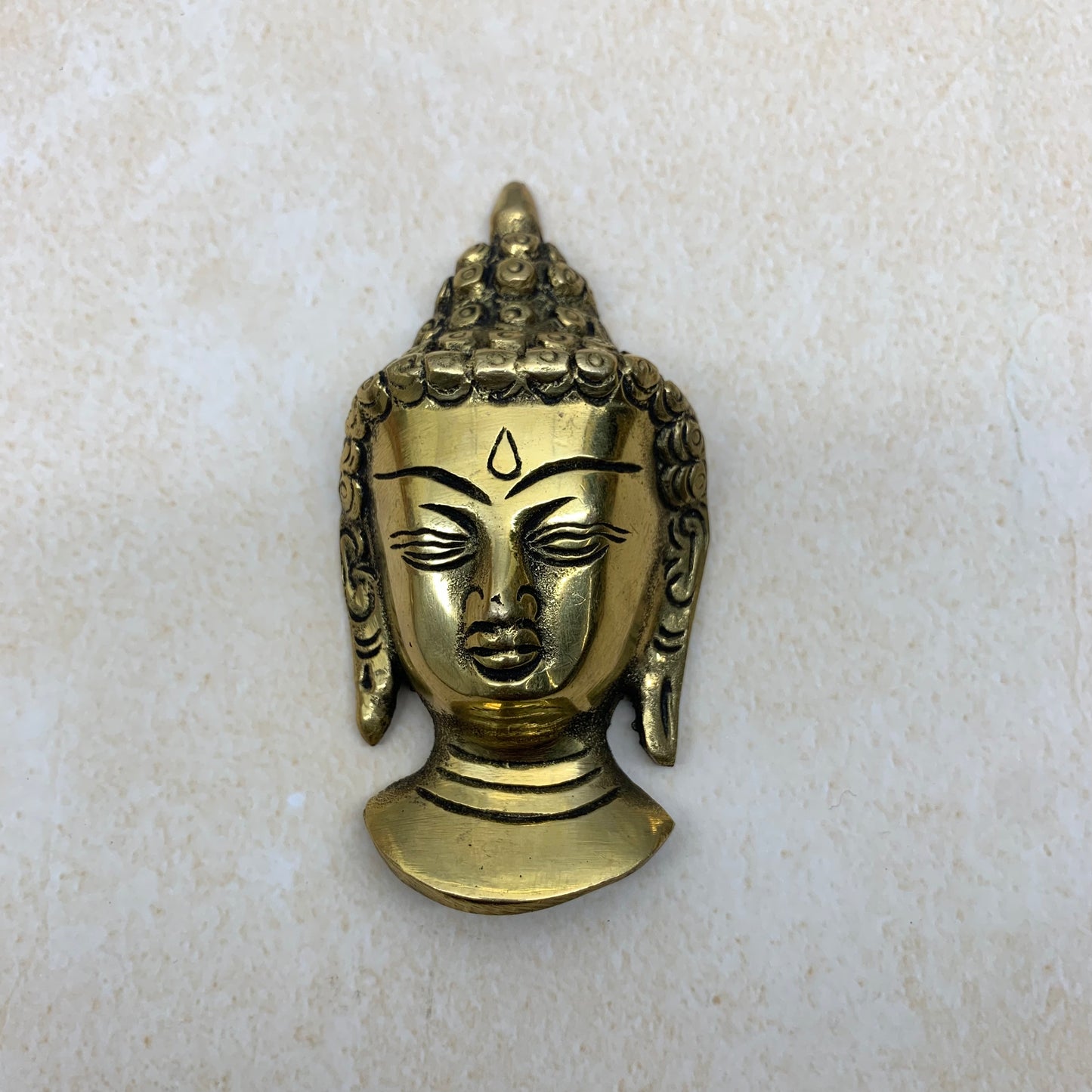 Wall Hanging Brass Buddha Face - BF02-c