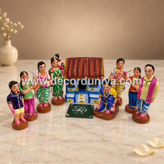 Andal Bhajanai Golu Doll Set | Margazhi Special Bhajanai Set | Decor Duniya Navaratri Golu Bommai – TK132