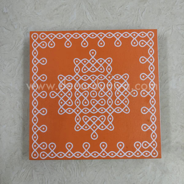 Wooden Kolam Manai - KK6O-C