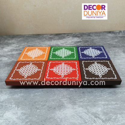 Kolam Manai - Set of 6 Pcs - KM01
