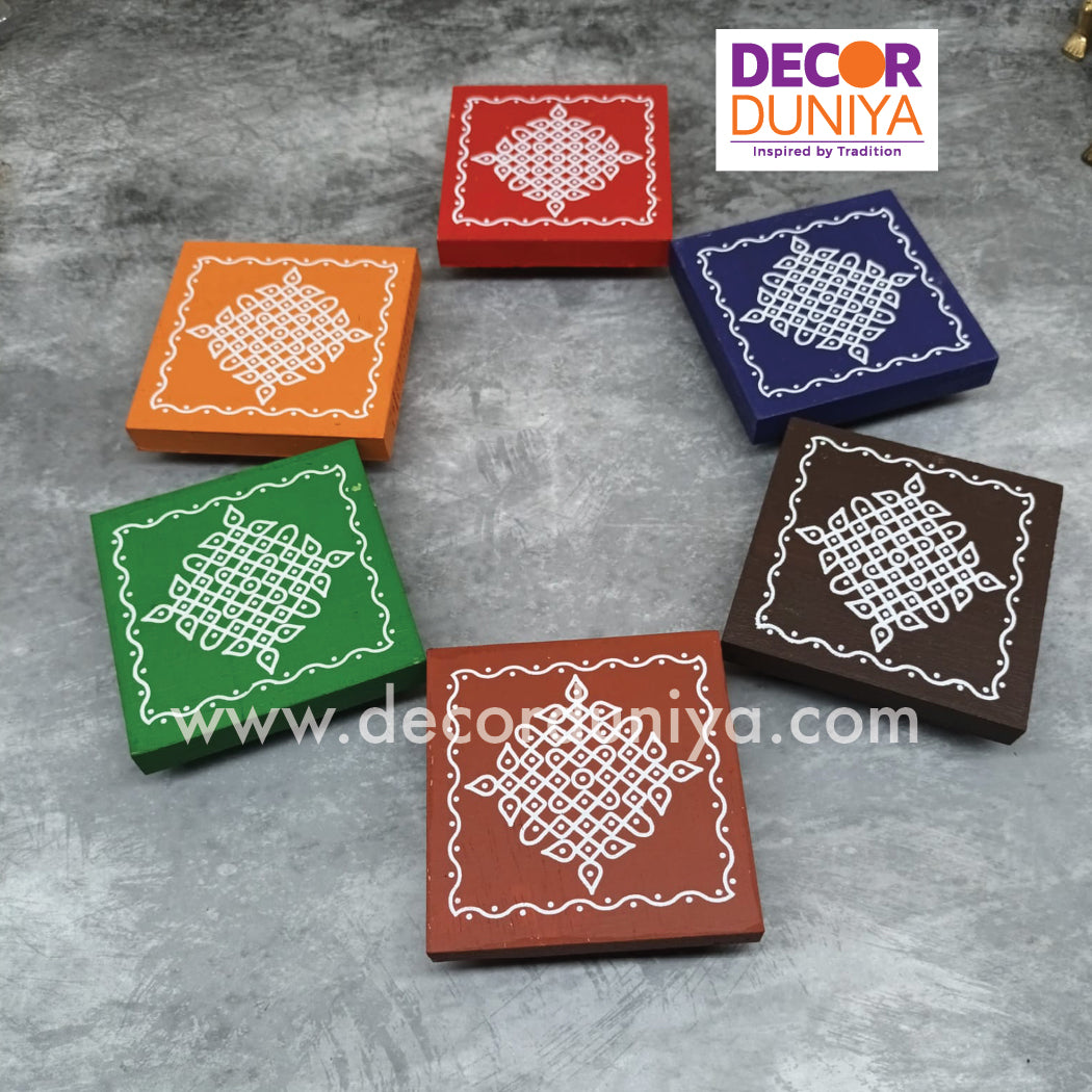 Kolam Manai - Set of 6 Pcs - KM01