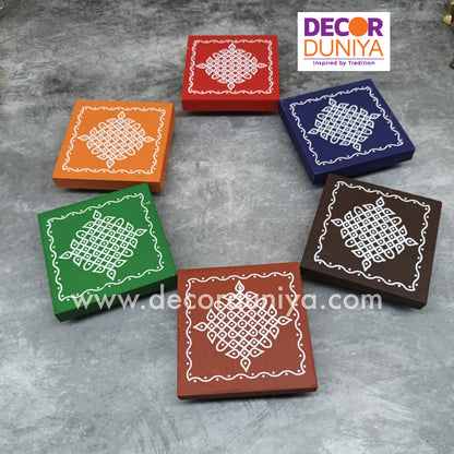 Kolam Manai - Set of 6 Pcs - KM01