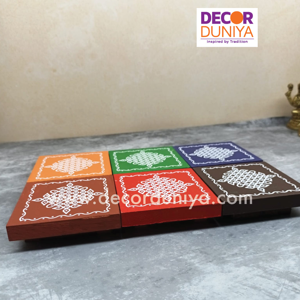 Kolam Manai - Set of 6 Pcs - KM01