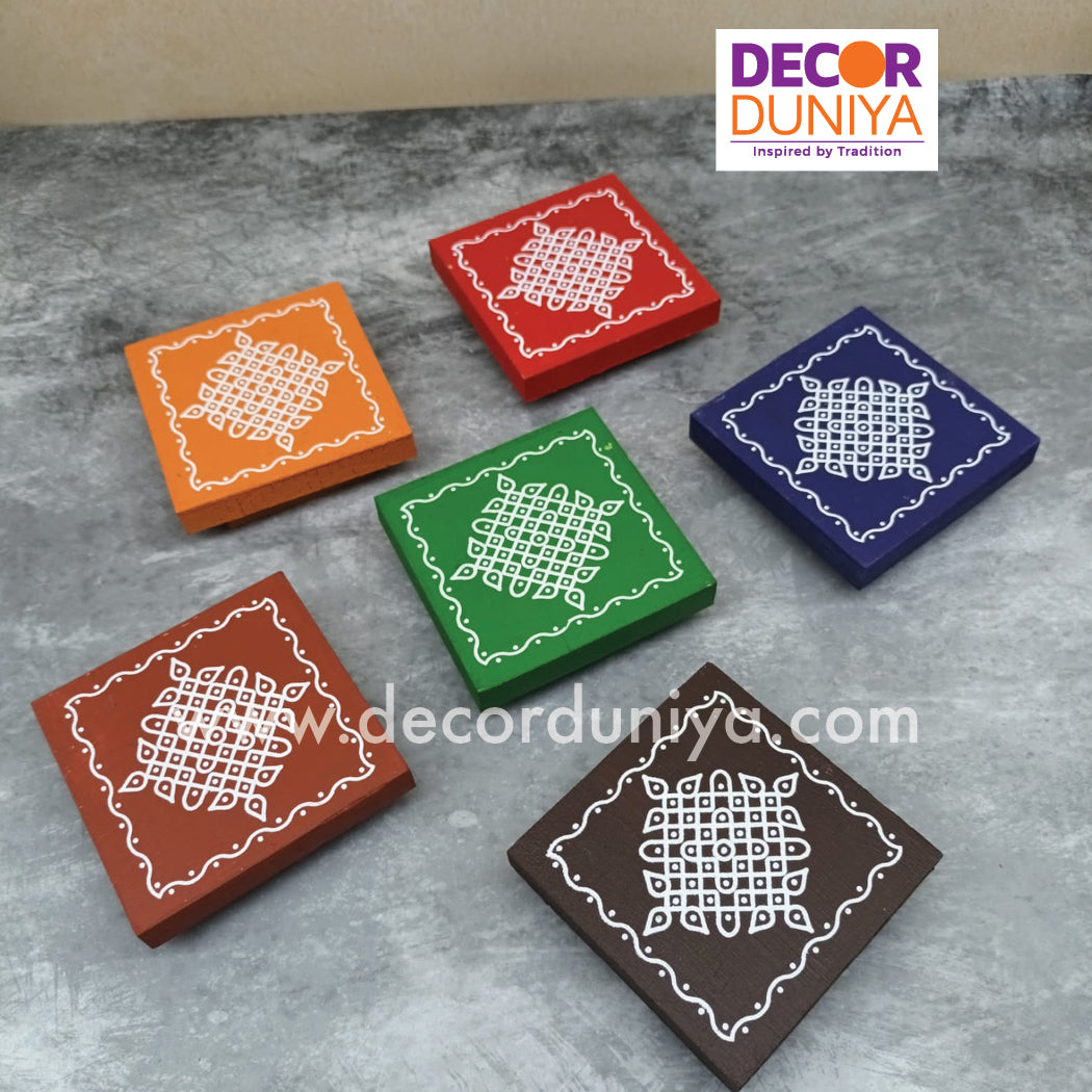Kolam Manai - Set of 6 Pcs - KM01