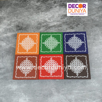 Kolam Manai - Set of 6 Pcs - KM01