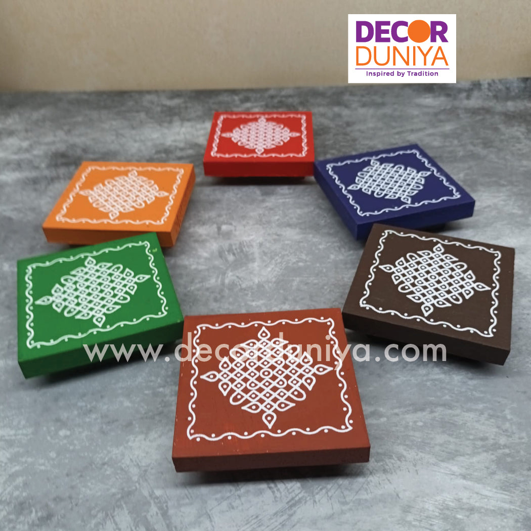 Kolam Manai - Set of 6 Pcs - KM01