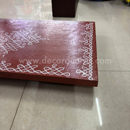 Wooden Kolam Manai - KMR3