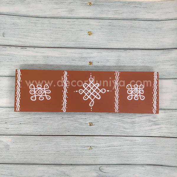 Wooden Kolam Manai - KMR3