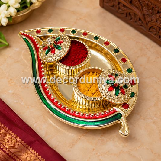 Meenakari  Kum Kum Holder - KS19