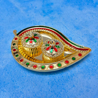 Meenakari  Kum Kum Holder - KS19
