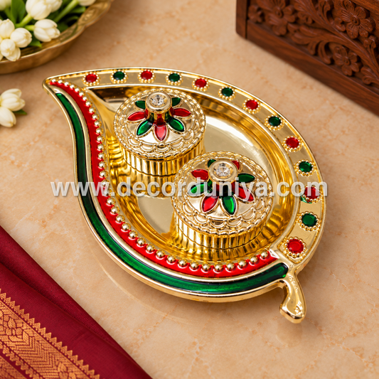 Meenakari  Kum Kum Holder - KS19