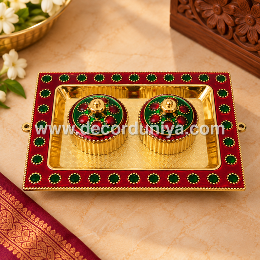 Meenakari Kum Kum Holder - KS51