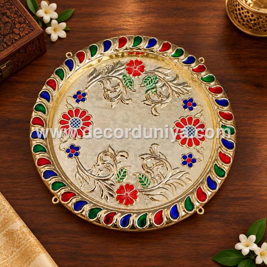 Meenakari Plate - KSP10