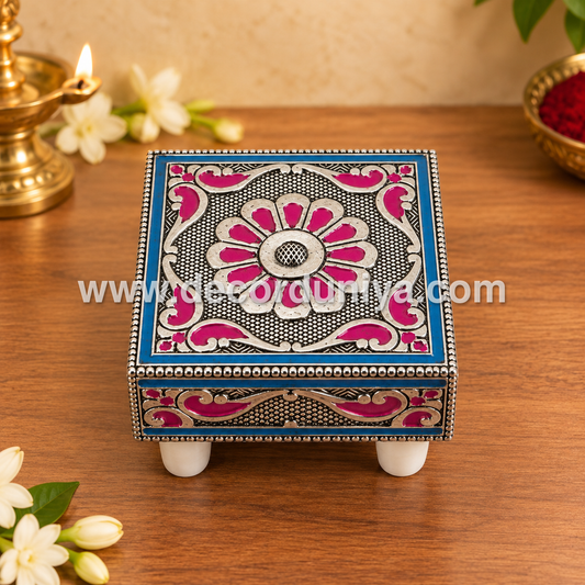 Wooden Meenakari Manai | LGM2