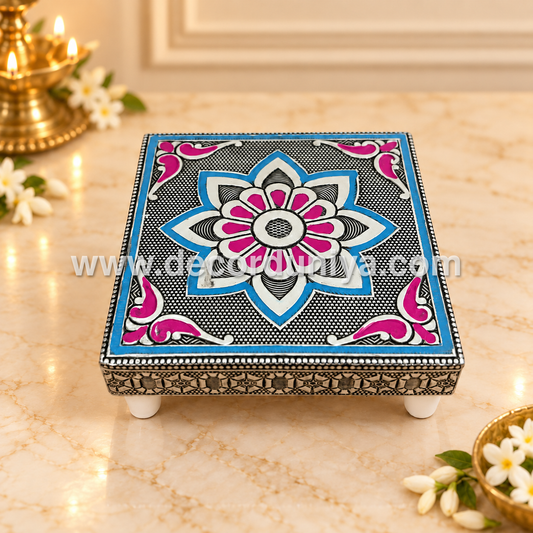 Wooden Meenakari Manai | LGM3