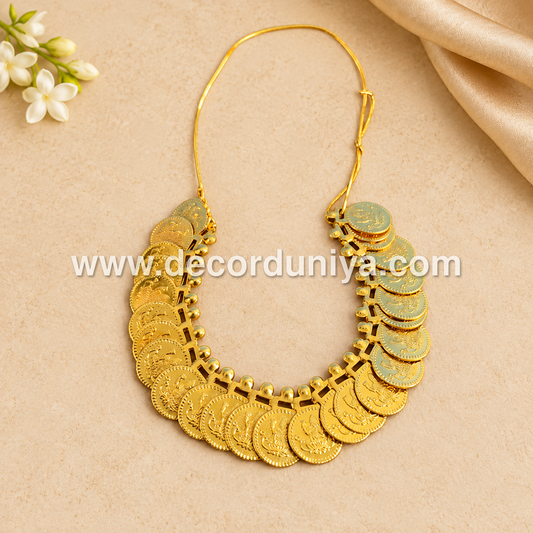 Gold Plated Coins Garland - MAN8