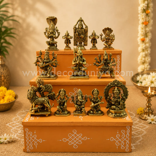 Miniature Golu Brass - Entire Set - MB109