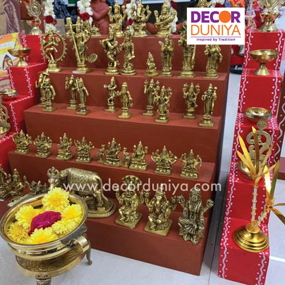 Miniature Golu Brass -Entire Set - MBS01