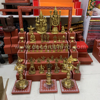 5 Step Brass Idols Golu - Entire Set - MBS04