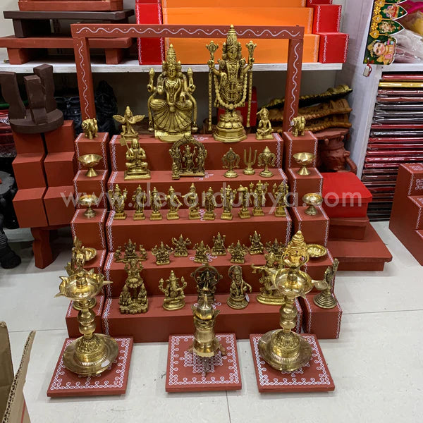 5 Step Brass Idols Golu - Entire Set - MBS04