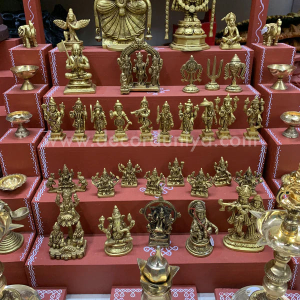 5 Step Brass Idols Golu - Entire Set - MBS04