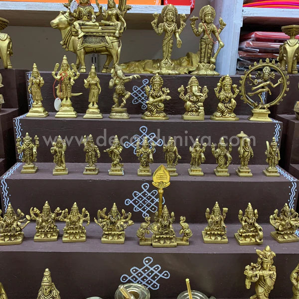 5 Step Brass Idols Golu - Entire Set - MBS05