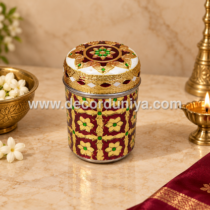 Meenakari Container - MKB3