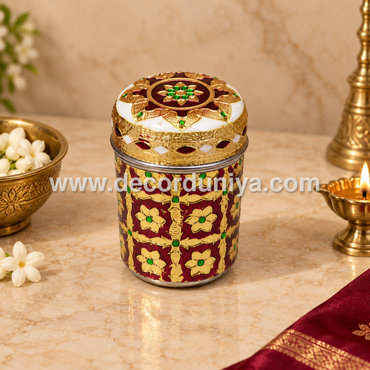 Meenakari Container - MKB3