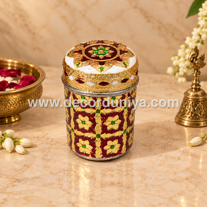 Meenakari Container - MKB4