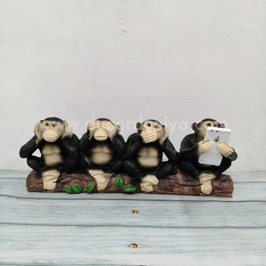 4 Wise Monkeys Show Piece - MM1