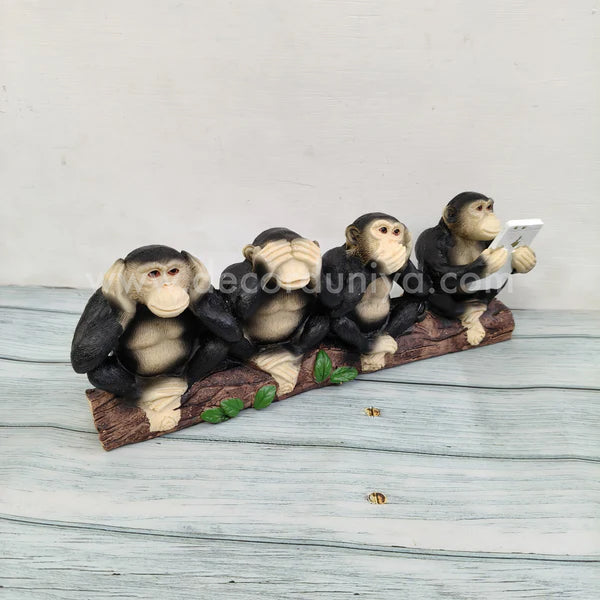 4 Wise Monkeys Show Piece - MM1